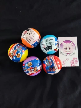 Lot 5 Capsules Gashapon Pat'patrouille