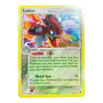 CARTE POKEMON LEDIAN REVERSE DRAGON FRONTIERS ANGLAIS 18/101