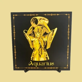 Saint Seiya – Armure du Verseau | Portrait décoratif impression 3D | Chevaliers du Zodiaque