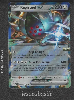 Registeel ex 145/217 RR - ME2.5 - Héros Transcendants (2026)