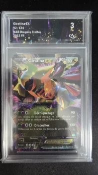 Carte Gradée Pokémon Collect Aura Giratina EX 92/124 3 n°470490900