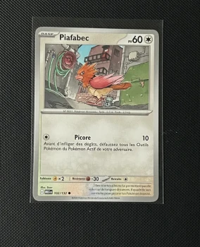 Carte Pokémon - Piafabec 102/132 - Méga Évolution