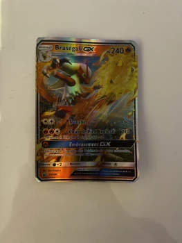 Carte Pokémon : Braségali GX