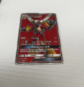 Carte Pokémon Braségali GX - 153/168 - Full Art - Soleil et Lune : Tempête Céleste (FR)