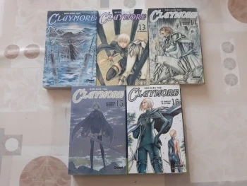 Lot 5 mangas - claymore - tomes 12 à 16