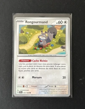 Carte Pokémon - Rongourmand 151/198 - Écarlate et Violet
