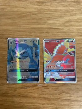 Lot 2 Cartes Pokémon - Ho-Oh GX - Metagross GX