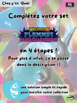 Lot de cartes Pokémon - Flammes Fantasmagoriques