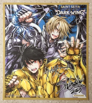 Goodies Ex Libris Manga Saint Seiya Dark Wing Kurokawa