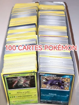 100 cartes Pokémon