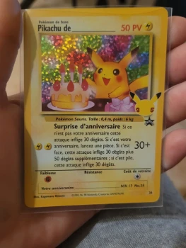 Pikachu anniversaire
