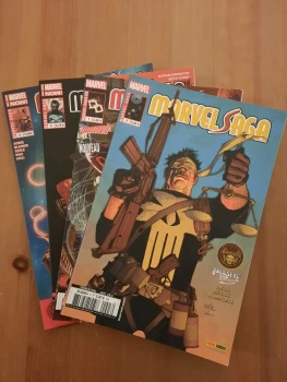 Lot 4 Comics - Marvel Saga - TBE