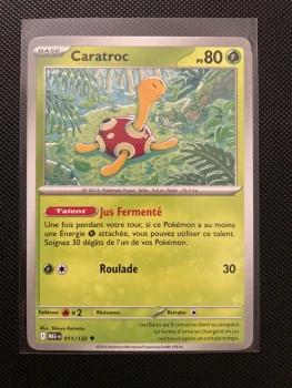 Carte Pokémon - CARATROC 011/132 - Méga Évolution