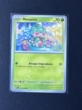 Carte Pokémon - Mimantis 3/84 - Nuit Noire