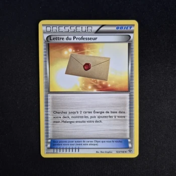 Carte Pokemon : Lettre du Professeur - XY