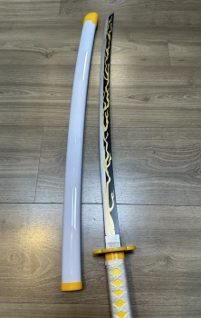 Demon Slayer – Katana Zenitsu Agatsuma en bambou 103,5 cm – Neuf