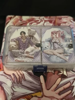 Lot de 38 cartes one piece, waifu, Fan art.