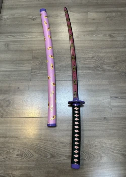 Demon Slayer – Katana Kokushibou / Tsugikuni Michikatsu en acier 103 cm – Neuf