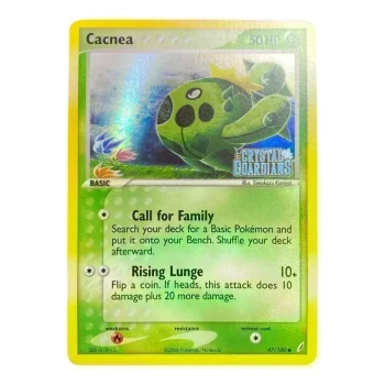 CARTE POKEMON CACNEA REVERSE CRYSTAL GUARDIANS ANGLAIS 47/100