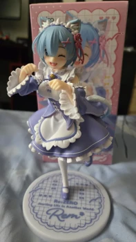 Re:Zero - Rem cat maid bleu