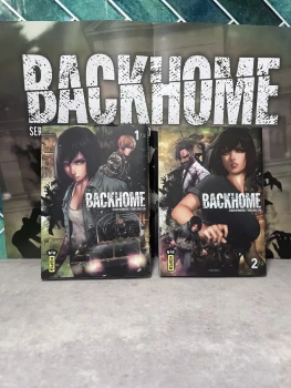 Manga : backhome - integrale 2 tomes + poster