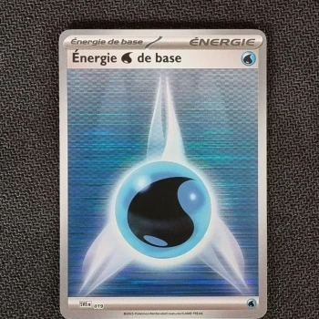 Carte pokemon Energie Eau de Base 019 Holo - EV10.5  Flamme Blanche