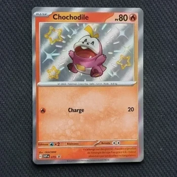 Carte pokemon Chochodile Shiny PROMO SVP 079 - EV4.5  Destinées de Paldea (2024)