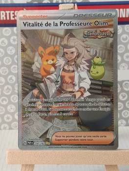 Carte pokémon vitalité du professeur Olim