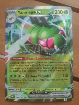 Carte Pokémon Yanmega EX 003/182 EV10 Rivalités destinées - Neuve