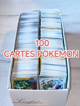 100 cartes Pokémon