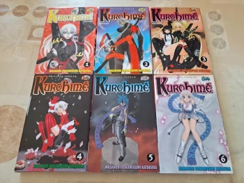 lot 6 mangas - Kurohime - tomes 1 à 6 - Tonkam