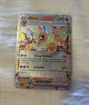 Carte Pokémon pyroli EX
