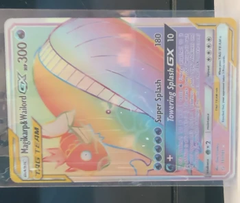Je vends un Magikarp&Wailord Gx 183/181