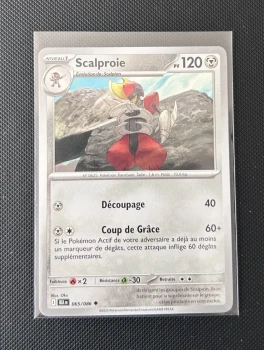 Carte Pokémon - Scalproie 65/86 - Foudre Noire