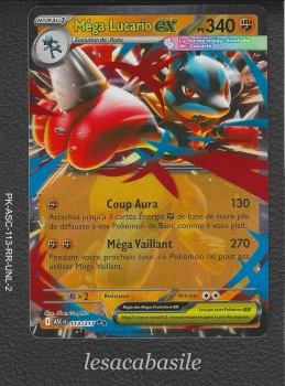 Méga-Lucario ex 113/217 RR - ME2.5 - Héros Transcendants (2026)