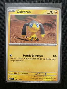 Carte Pokémon - GALVARAN 052/132 - Méga évolution