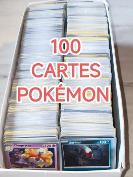 100 cartes Pokémon FR