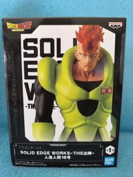 Solid Edge Works Android 16 (C-16) – Dragon Ball Z – Banpresto / Bandai Spirits – Import Japon – Neuf