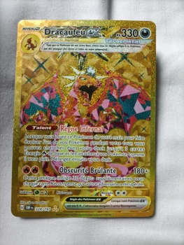 Dracaufeu ex gold 228/197 très bon état