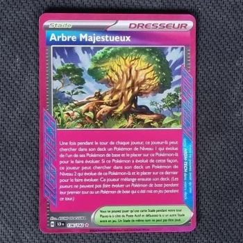 Carte pokemon Arbre Majestueux 136/142 HT - EV7  Couronne Stellaire (2024)