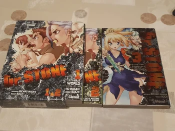 Lot 3 mangas - Dr Stone - tomes 1 à 3