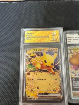 Pikachu ex 18/66 gradé 9 .5 chez collecte aura