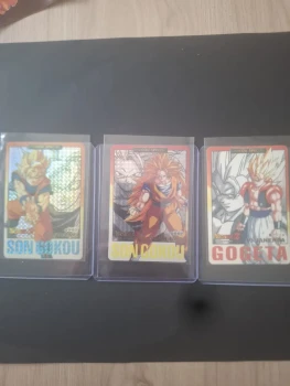 Carte dragon ball goku spécial