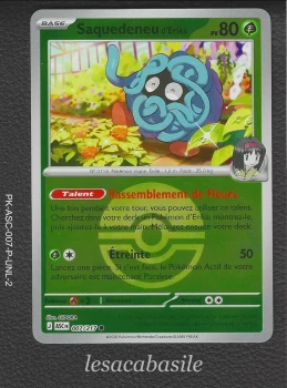Saquedeneu d'Erika 007/217 reverse Pokeball - ME2.5 - Héros Transcendants (2026)