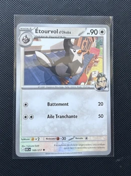 Carte Pokémon - Étourvol d’Okuba 169/217 - Héros Transcendants