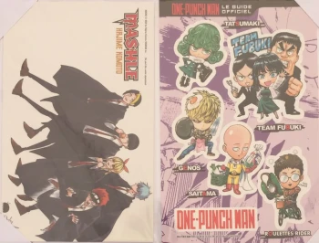 Carte Manga Shonen Mashle Kazé Crunchyroll Collection & Stickers One Punch Man Kurokawa