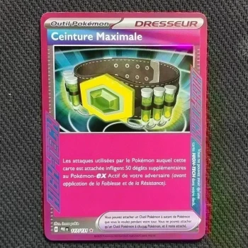 Carte pokemon Ceinture Maximale 117/131 - EV8.5  Evolutions prismatiques