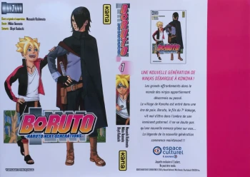 Goodies Jaquette Alternative Manga Boruto T1 Kana