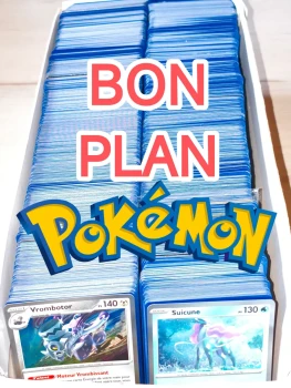 Lot de 100 cartes Pokémon VF en très bon état