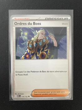 Carte Pokémon - ORDRES DU BOSS (GHETIS) 114/132 - Méga évolution